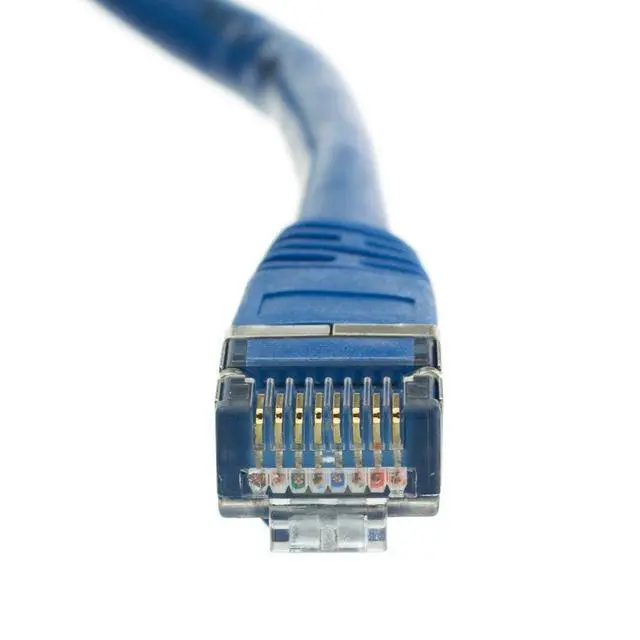 Alt view image 4 of 7 - Tripp Lite Cat5e 350MHz Molded Patch Cable (RJ45 M/M) - Blue, 7-ft.(N002-007-BL)