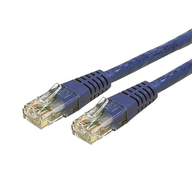 Alt view image 5 of 7 - Tripp Lite Cat5e 350MHz Molded Patch Cable (RJ45 M/M) - Blue, 7-ft.(N002-007-BL)