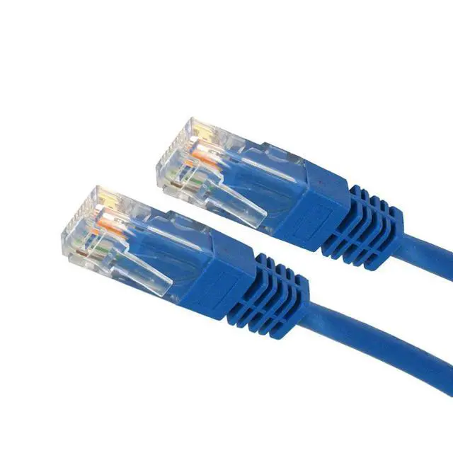 Alt view image 3 of 7 - Tripp Lite Cat5e 350MHz Molded Patch Cable (RJ45 M/M) - Blue, 7-ft.(N002-007-BL)