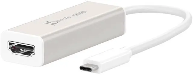 Alt view image 15 of 20 - USB C to HDMI Adapter Cable by j5create | 4K@60Hz Type C Dongle Connects External Monitor Display, HDTV, Projector for MacBook, Chromebook, Laptops, Phones, Tablets, PC with USB-C Port