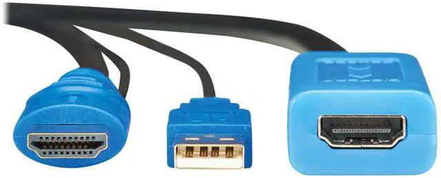 Alt view image 3 of 7 - Tripp Lite Series 10-Foot 8K HDMI Extension Cable Male-to-Female Adapter with Active Signal Booster/Repeater (M/F), 10ft / 3.1m, 8K@60Hz, HDR, 4:4:4, HDCP 2.3, 3-Year Warranty (P569-A10-MF-8K6)