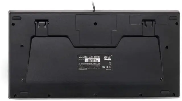 Alt view image 6 of 7 - 2BF7771 - Adesso AKB-310UB Mini Trackball Keyboard