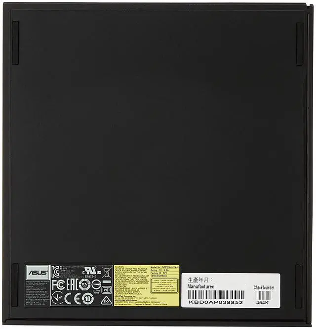 Alt view image 7 of 11 - ASUS ZenDrive Ultra Slim USB 2.0 External 8X DVD Optical Drive +/-RW with M-Disc Support for Windows and Mac and Nero Ba