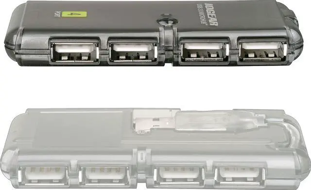 Alt view image 3 of 3 - IOGear 4 Port USB 2.0 MicroHub GUH274