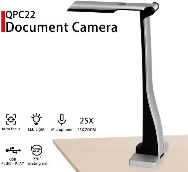 Alt view image 7 of 10 - USB DOCUMENT CAMERA AND WEBCAM