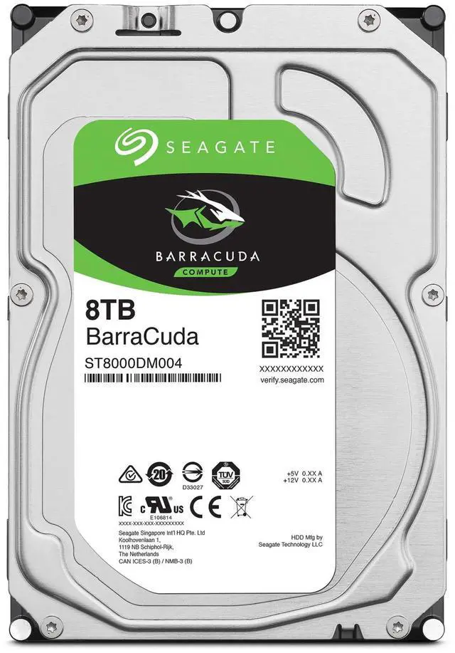 Alt view image 8 of 13 - Seagate BarraCuda 8TB Internal Hard Drive HDD 3.5 Inch Sata 6 Gb/s 5400 RPM 256MB Cache for Computer Desktop PC (ST8000DMZ04/004)