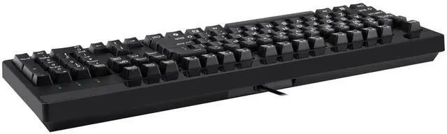 Alt view image 16 of 20 - Adesso EasyTouch 130 Full Sized Wired Mechanical Keyboard With CoPilot AI Hotkey - Cable Connectivity - USB Interface - RGB LED - 104 Key(s) - CoPilot, Multimedia Hot Key(s) - Windows, Mac OS - Englis