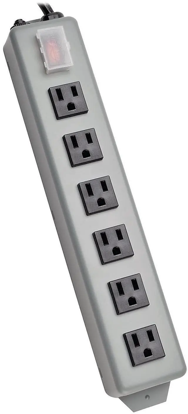 Alt view image 2 of 2 - Tripp Lite 6 Outlet Waber Industrial Power Strip, 6ft Cord with 5-15P Plug (6SP)