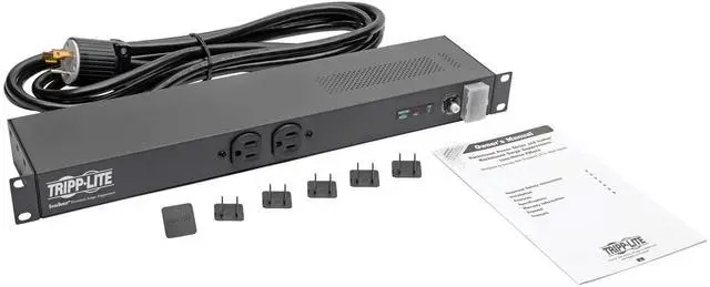 Alt view image 11 of 13 - Tripp Lite Network-Grade Rackmount Power Strip PDU, 120V, On/Off Switch, Surge Protection Option, Manufacturer's Warranty (RS, DRS, & Isobar Series)
