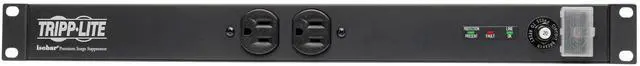Alt view image 13 of 13 - Tripp Lite Network-Grade Rackmount Power Strip PDU, 120V, On/Off Switch, Surge Protection Option, Manufacturer's Warranty (RS, DRS, & Isobar Series)