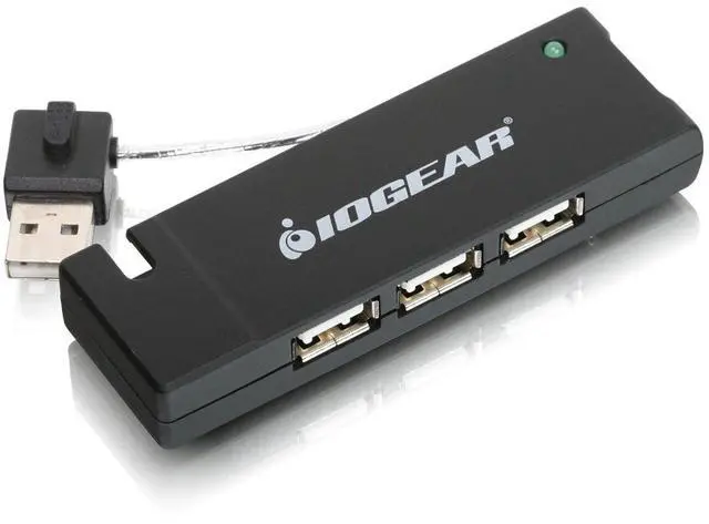 Alt view image 6 of 7 - iogear 4 port usb 2.0 hub multi-language version guh285w6
