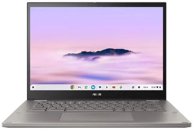 Alt view image 6 of 8 - Asus Chromebook CM34 Flip CM3401FFA-YZ388T-S 14" Touchscreen Chromebook - AMD Ryzen 3 7320C - 8 GB - 128 GB SSD - Zinc - ChromeOS - AMD Radeon 610M - NanoEdge - IEEE 802.11ax Wireless LAN Standard