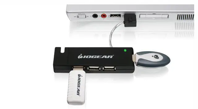 Alt view image 7 of 7 - iogear 4 port usb 2.0 hub multi-language version guh285w6
