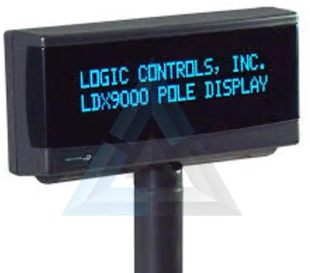 Main image of LDX9000UP-GY Pole Display, Replaces LD9000UP-GY, 2 x 20 Line, USB, Port Powered, 9.5 mm, Dark Gray