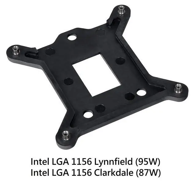 Alt view image 6 of 7 - thermaltake 7-bladed 92mm 4-pins pwm aluminum extrusion cpu cooling fan for intel core i7/i5/i3 clp0556-b