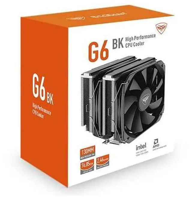 Alt view image 7 of 7 - PCCOOLER G6 BK G6 Conqueror Challenge Power of 260W