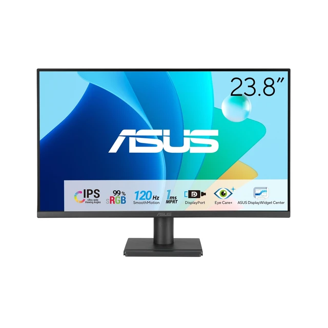 Main image of VA249QG 24 Inch 1080P 120Hz Eye Care Gaming Monitor, HDMI, DisplayPort IPS, Full HD, 99% sRGB, VGA, Frameless, Adaptive-Sync, 1ms, Speakers, Low Blue Light, Flicker Free, VESA Wall Mount