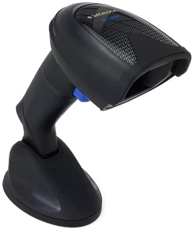 Alt view image 2 of 7 - Datalogic Gryphon GD4590-BK-B All-in-One 2D Omnidirectional Reading Barcode Scanner Kit (Permanent Tilting Stand for Handheld or Presentation Mode), Includes Power Supply, RS232 Cable and USB Cable
