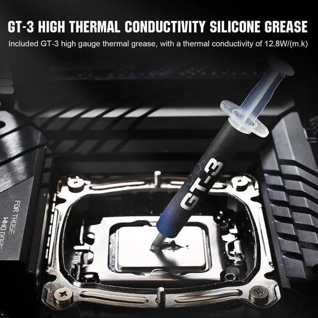 Alt view image 8 of 9 - PcCooler K4 Challenger - Processor cooler - (for: AM4, LGA1200, LGA1700, AM5, LGA115x Socket) - aluminum - 130 mm - luxury black
