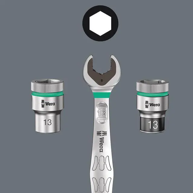 Alt view image 3 of 4 - Wera - 5003552001 Zyklop 8790 HMB 3/8" Socket, Hex head 7mm x Length 29mm