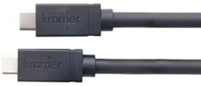 Main image of Kramer 15ft USB 3.1 C(M) to C(M) Gen-2, 20V/3A Active Cable