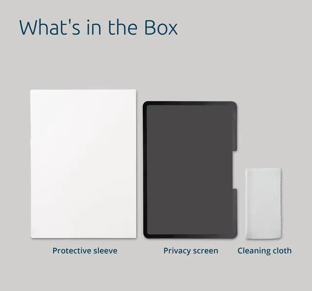 Alt view image 14 of 14 - Kensington MagPro Elite Magnetic Privacy Screen Filter for Surface Pro 12" - For 12" Notebook - Glare Resistant, Fingerprint Resistant, Scratch Resistant - Anti-glare - for Microsoft