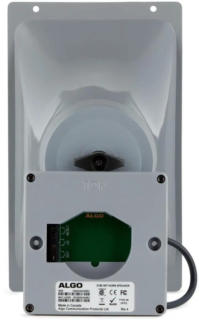 Alt view image 6 of 6 - ALGO 8186 IP Horn Speaker