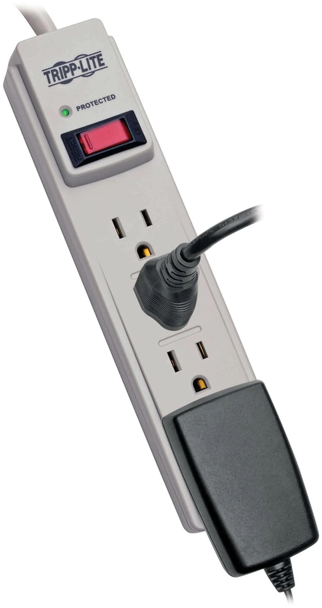 Alt view image 2 of 5 - Eaton TLP404 Surge Protector Power Strip 4 Outlets 500 Joules