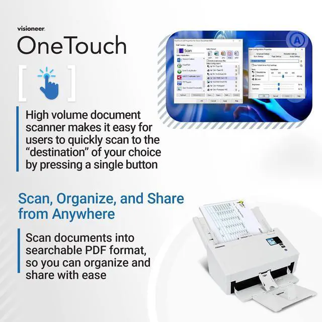 Alt view image 15 of 17 - Visioneer Patriot PD45 Document Scanner (PD45)