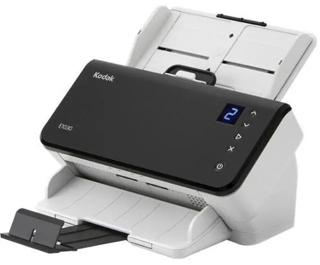 Alt view image 11 of 11 - Kodak Alaris E1030 Sheetfed Scanner - 600 dpi Optical - 24-bit Color - 30 ppm (Mono) - 30 ppm (Color) - Duplex Scanning - USB