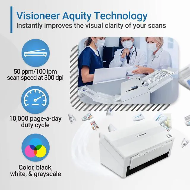 Alt view image 13 of 17 - Visioneer Patriot PD45 Document Scanner (PD45)