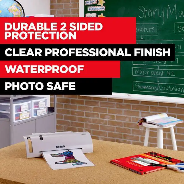 Alt view image 19 of 20 - Laminating Pouches, 5 mil, 2.25" x 4.25", Gloss Clear, 100/Pack