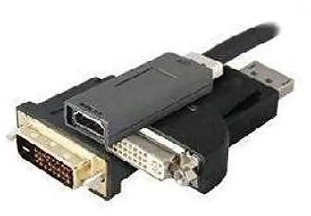 Alt view image 3 of 3 - AddOn HDMI 1.3 Male to DisplayPort Female Black Active Adapter HDMI2DPUSB