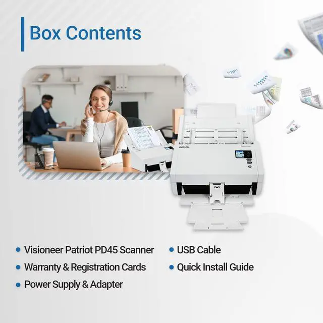 Alt view image 17 of 17 - Visioneer Patriot PD45 Document Scanner (PD45)