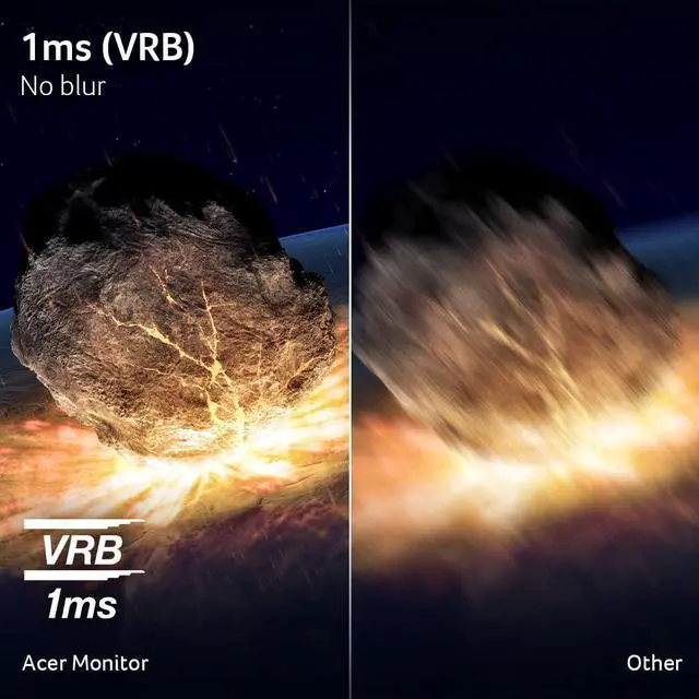 Alt view image 9 of 11 - Acer ED273U H 27" Class WQHD LED Monitor - 16:9 - Black - 27" Viewable - Vertical Alignment (VA) - LED Backlight - 2560 x 1440 - 16.7 Million Colors - 250 Nit - 1 ms - 100 Hz Refresh Rate -