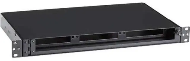 Alt view image 17 of 17 - Black Box Rackmount Fiber Shelf, 1U, 3-Adapter Panel
