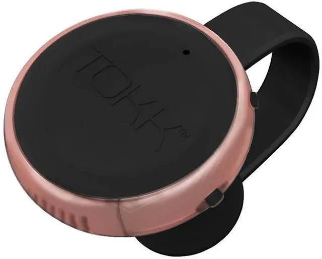 Alt view image 2 of 7 - TOKK Bluetooth Wearable Hands-Free Smart Assistant 3.0 Speaker (Rose Gold)