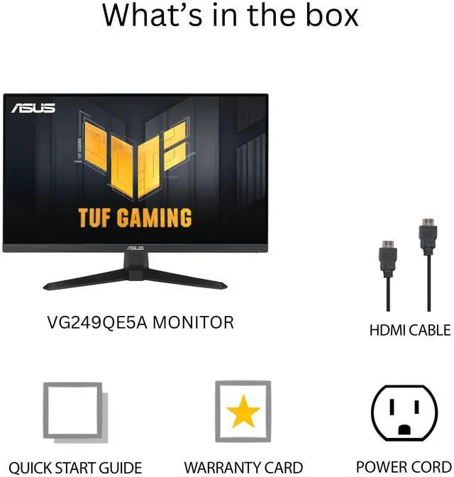 Alt view image 19 of 20 - ASUS 23.8" 146 Hz IPS Gaming Monitor TUF Gaming VG249QE5A