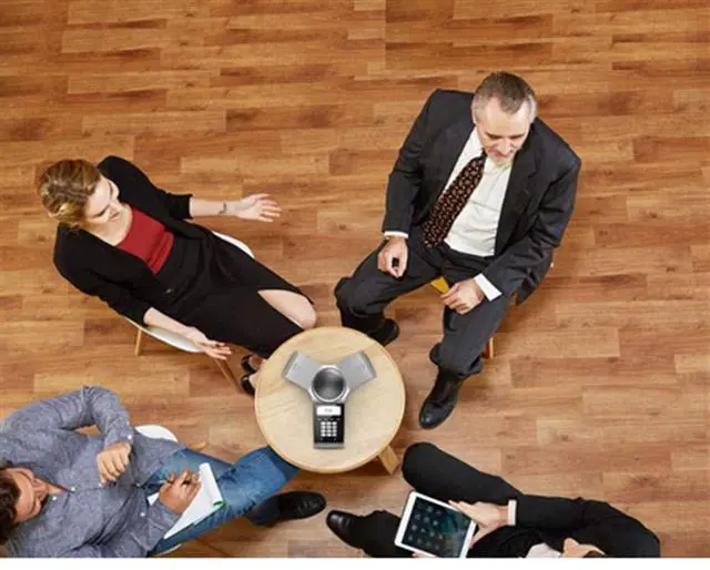 Alt view image 5 of 5 - yealink cp920 conference ip phone, 3.1inch graphical display. 802.11n wifi, 802.3af poe, power adapter included