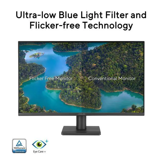 Alt view image 5 of 7 - Monitor VA279HG 27" Full HD 120Hz IPS Sin Marco Eye Care Adaptive-Sync