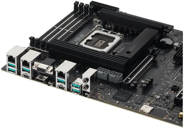 Alt view image 6 of 7 - ASUS Pro WS W880-ACE SE Intel® Core Ultra Processor (Series 2) LGA 1851 ATX Motherboard, 8+1+2+2 Power Stages, PCIe® 5.0 Ready for Next-gen GPUs, DDR5, Thunderbolt 4 Type-C®, 2X 2.5 GbE LAN, 4X M.2