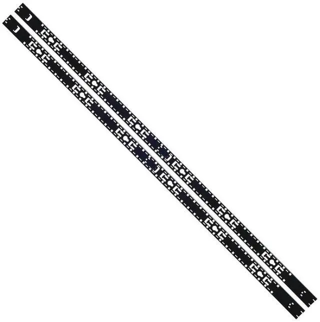Main image of Tripp Lite Rack Enclosure Vertical Equipment Management Bars for Additional Cable Management and 0U Vertical PDUs, 45U Rack Mount, Single-Width, 1 Pair, 5-Year Warranty (SRVRTBAR45SGL)