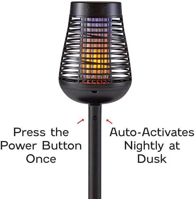 Alt view image 12 of 17 - PIC Solar Insect Killer Torch (DFST)