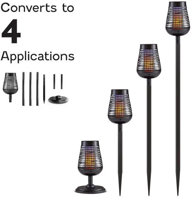 Alt view image 13 of 17 - PIC Solar Insect Killer Torch (DFST)