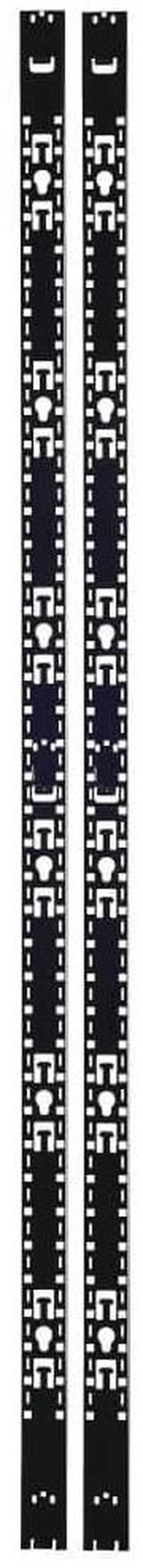 Alt view image 3 of 6 - Tripp Lite Rack Enclosure Vertical Equipment Management Bars for Additional Cable Management and 0U Vertical PDUs, 45U Rack Mount, Single-Width, 1 Pair, 5-Year Warranty (SRVRTBAR45SGL)