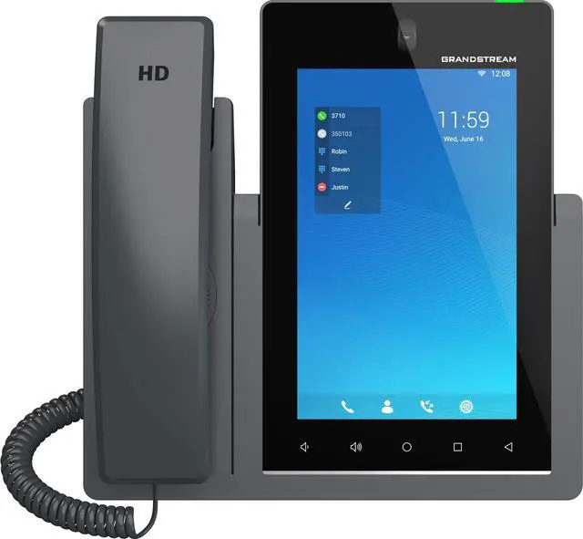Main image of Grandstream GXV3470 IP Video Phone | 16 Lines, 16 SIP Accounts | 7-Inch Color Touch Screen | Wi-Fi 6 | Dual-Port Gigabit Ethernet with Integrated PoE