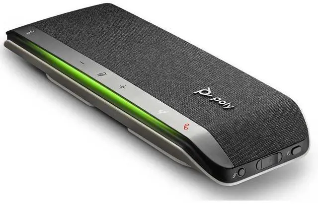 Alt view image 13 of 16 - Poly - Sync 40 Smart Speakerphone (Plantronics) - Flexible Work Spaces - Connect to PC/Mac via Combined USB-A/USB-C Cable and Smartphones via Bluetooth - Works with Teams, Zoom & more,Black