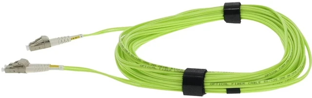 Alt view image 12 of 12 - Add-on Addon 1m Lc (male) To Lc (male) Lime Green Om5 Duplex Fiber Patch Cable