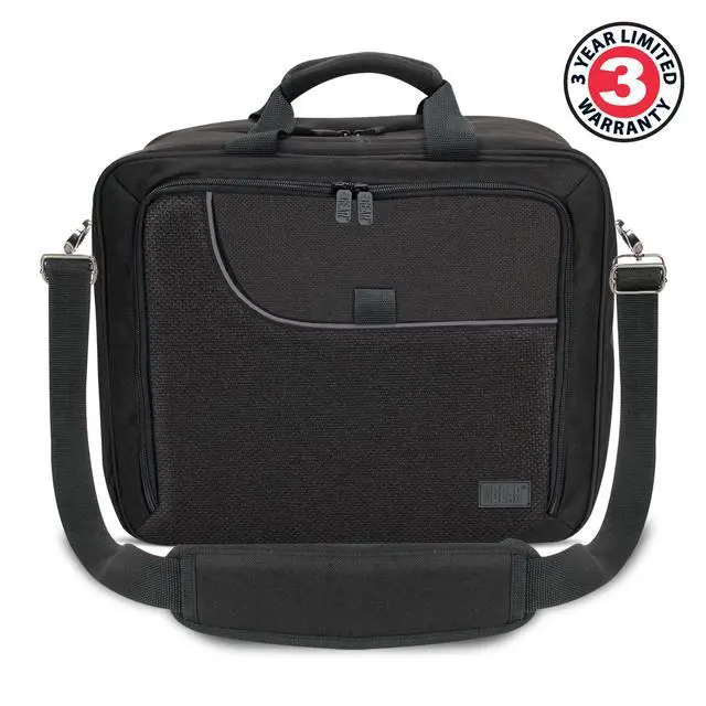 Alt view image 7 of 7 - Audio Mixer Case Fits RODECaster Pro II, Pro & Duo, GoXLR, & more Podcast Equipment - Podcast DJ Travel Bag with Customizable Interior, Scratch-Resistant Interior, Shoulder Strap (Black)