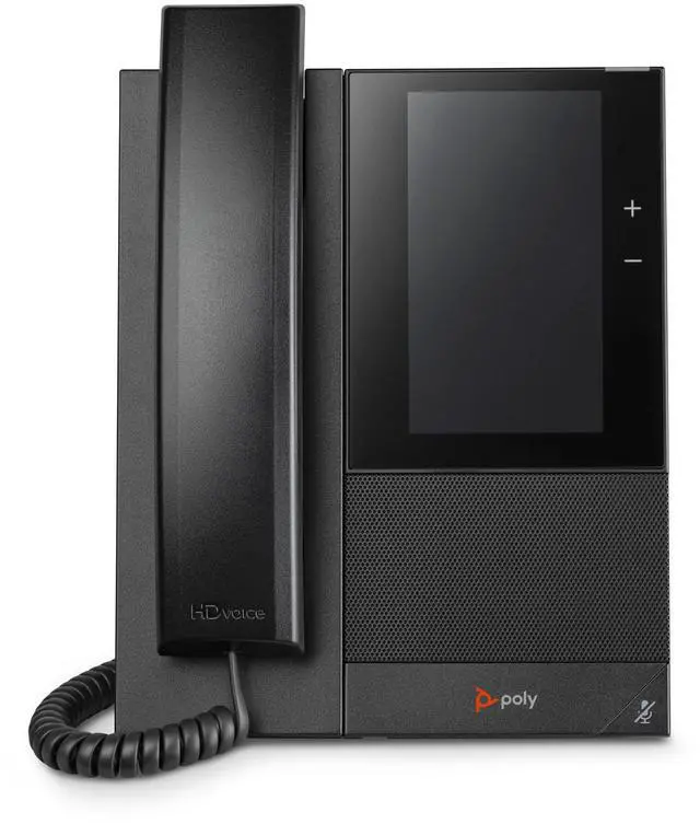Alt view image 3 of 6 - Poly CCX 505 Teams Edition Phone with Handset (Polycom) - Wi-Fi Enabled - Acoustic Fence & NoiseBlockAI Technologies - 5' LCDDisplay - Integrated BT & USB Headset Ports-Works w/Teams (Certified)&More